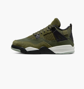 Кросівки Jordan 4 Retro SE Craft Medium Olive (PS) FB9929-200
