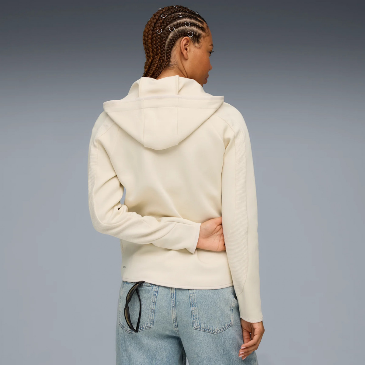 Худі EVOSTRIPE Full-Zip Hoodie 68814187 Puma L Кремовий 68814187