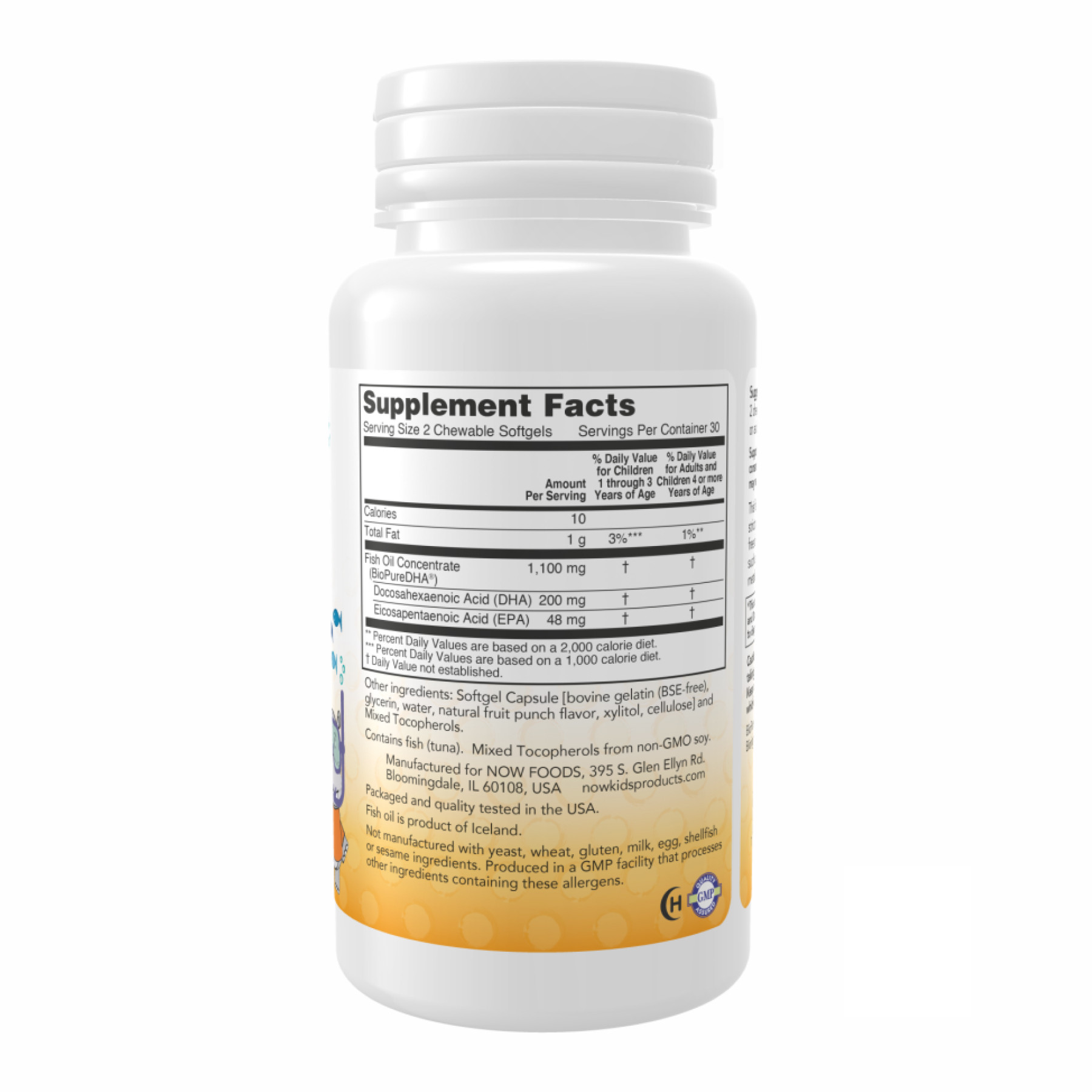 Софт гелеві капсули DHA 100mg Chewable - 60 sgels 2022-10-0049