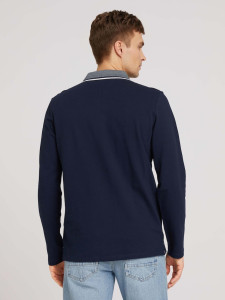 Поло з довгими рукавами 1030645XX1010668 Tom Tailor M Темно-синій 1030645XX1010668