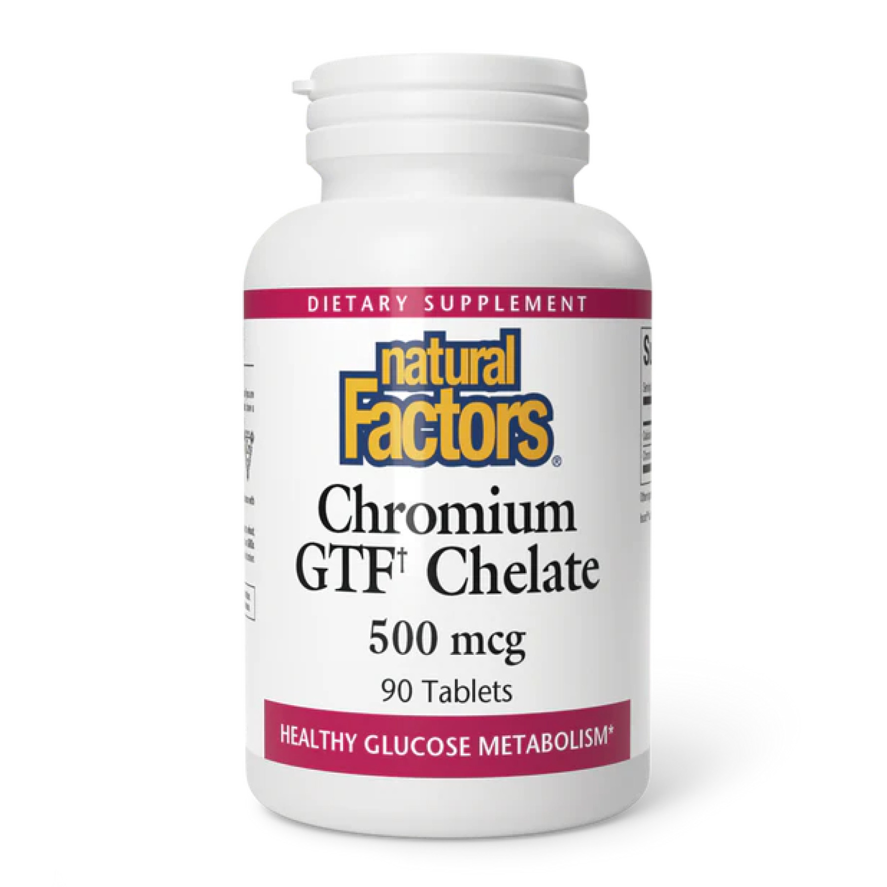 Таблетки Natural Factors Chromium GTF Chelate 500mcg - 90 tabs 2023-10-3817