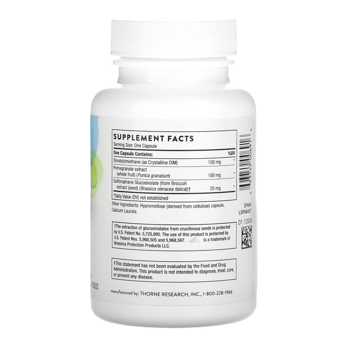 Капсули Thorne DIM Advantage - 60 caps 2023-10-3629