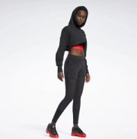 Тайтси Reebok Apparel Women Cardi B Mesh High-Rise Leggings Black H48405