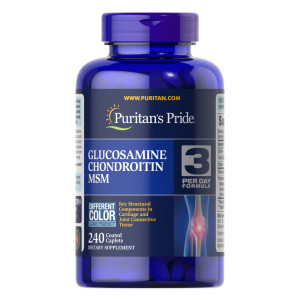 Капсули Glucosamine Chondroitin MSM Double Strength - 240 Caplets 100-41-2414909-20