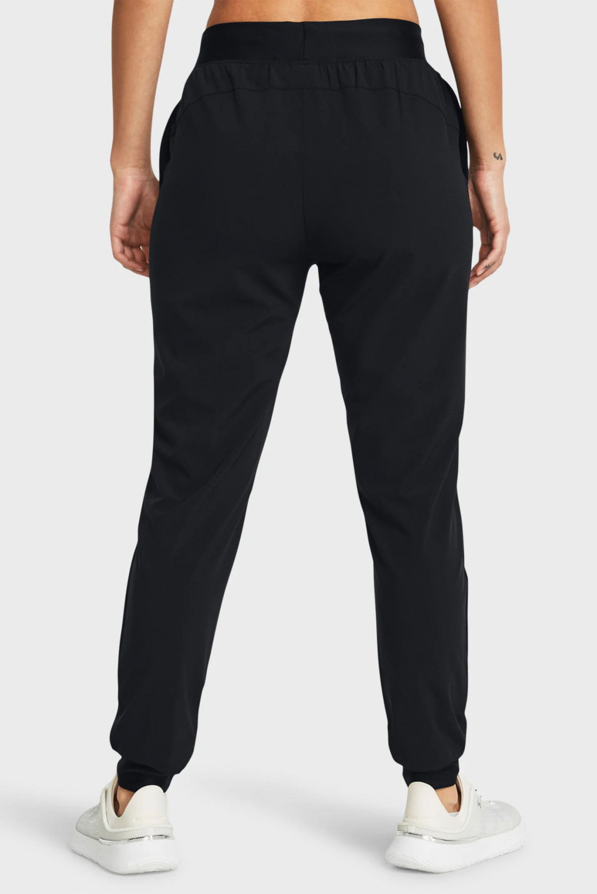 Штани спортивні UA Rival Hi Rise Woven Pant 1382727-001 Under Armour L Чорний 1382727-001