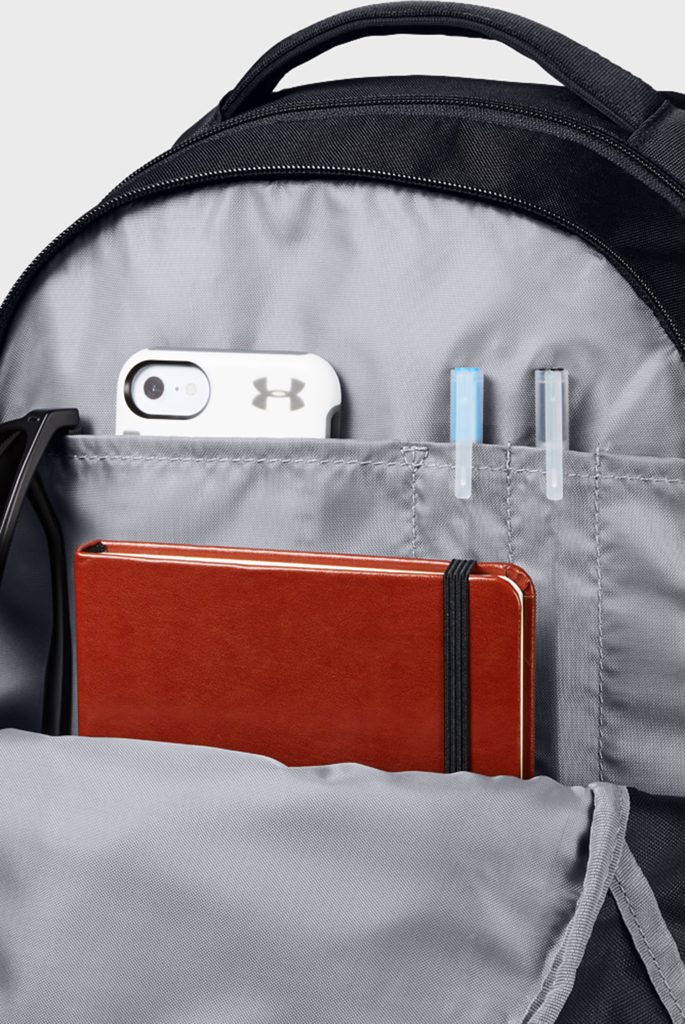 Рюкзак UA Hustle 5.0 Backpack Чорний 32х51х16 см (1361176-001) 1361176-001