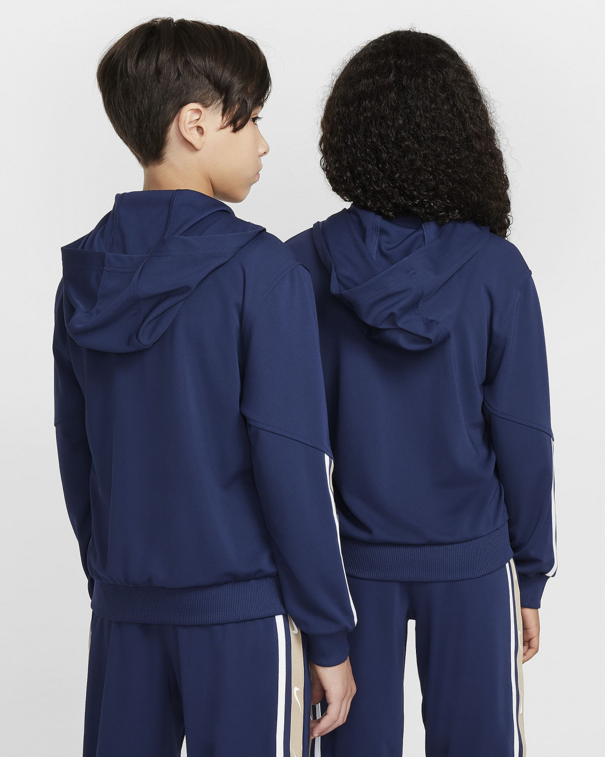 Толстовка підліткова K NSW CLUB+ POLY FZ HOODIE FZ4906-410 Nike FZ4906-410