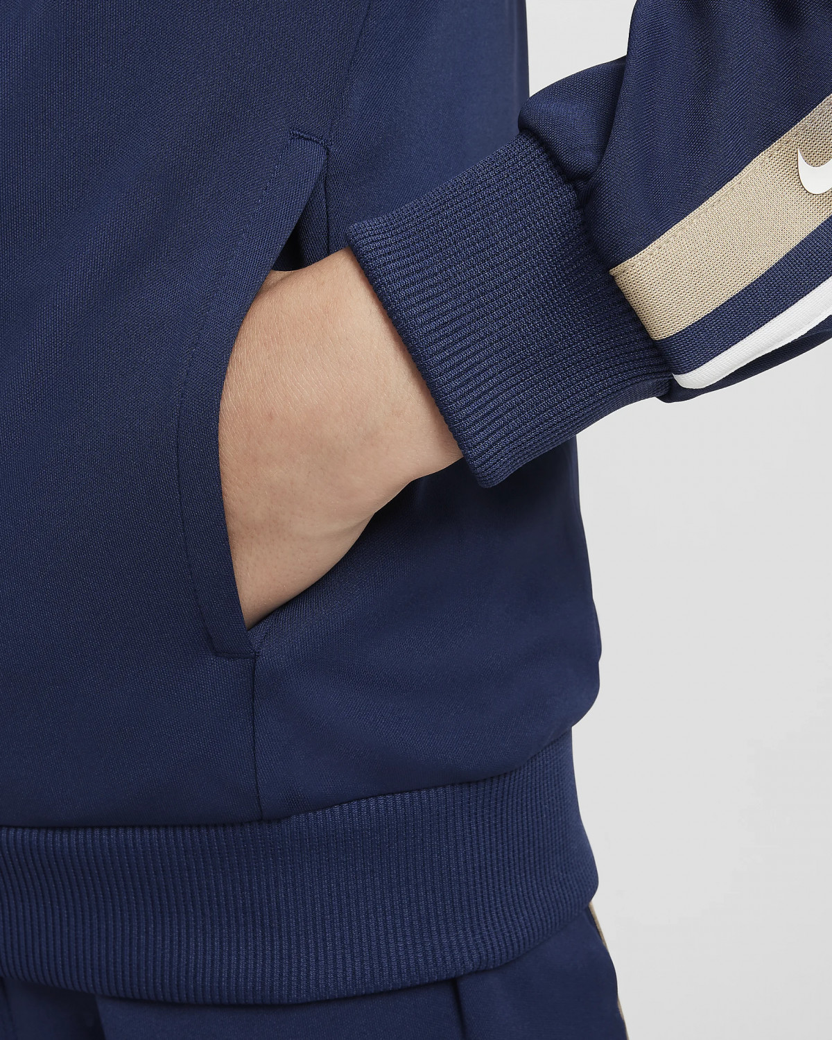 Толстовка підліткова K NSW CLUB+ POLY FZ HOODIE FZ4906-410 Nike FZ4906-410