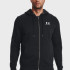 Худі UA Essential Fleece FZ Hood 1373881-001 Under Armour M Чорний 1373881-001