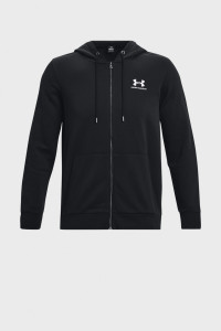 Худі UA Essential Fleece FZ Hood 1373881-001 Under Armour M Чорний 1373881-001