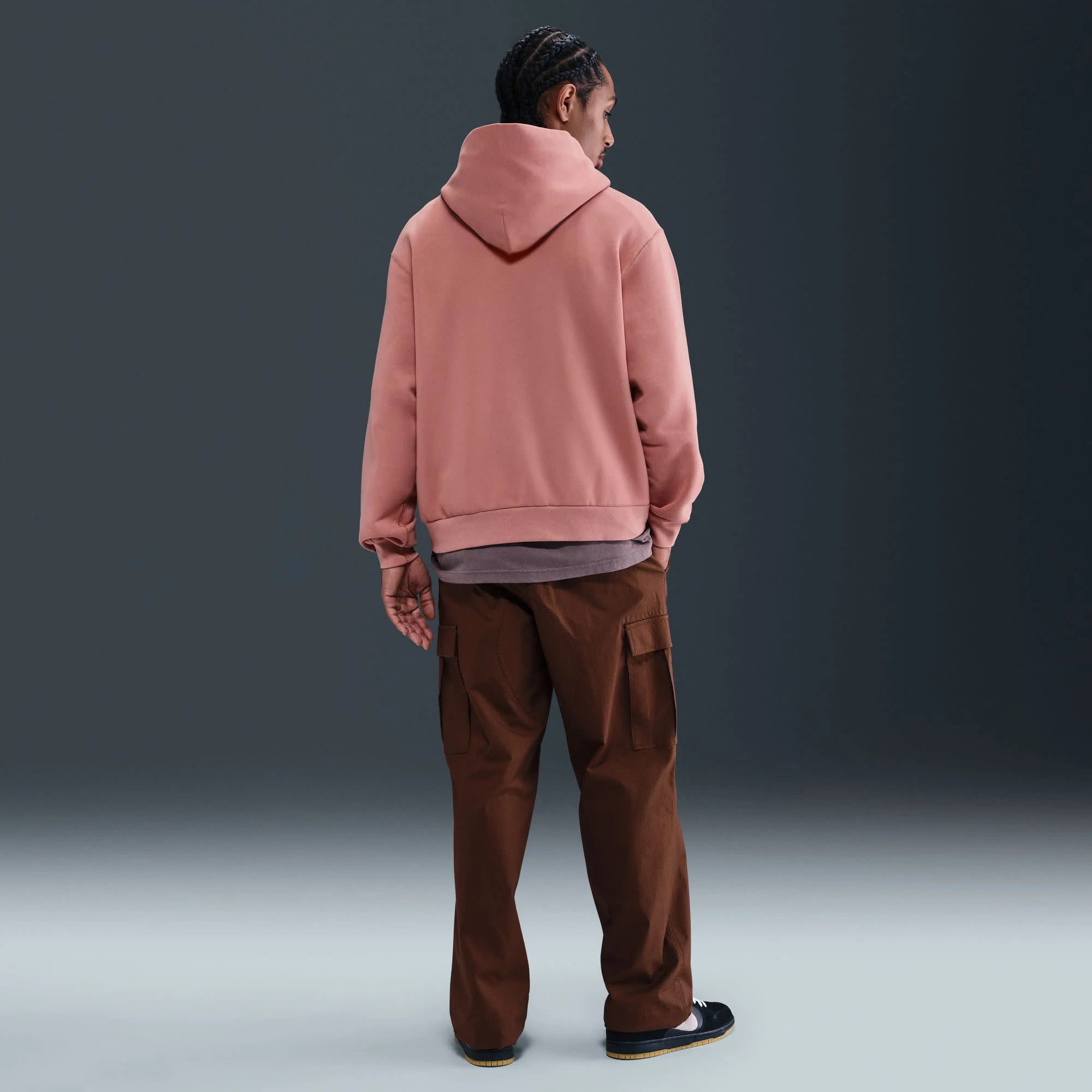 Худі чоловіче Nike Sb Flc Po Peach FV7351-618