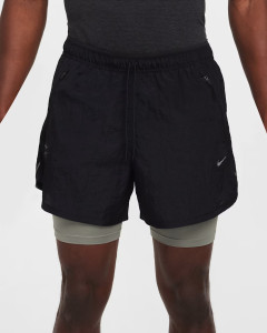 Шорти чоловічі Nike Stride Running Division 5 Dri-Fit Water-Repellent 2-In-1 Running Shorts Black FZ1135-010