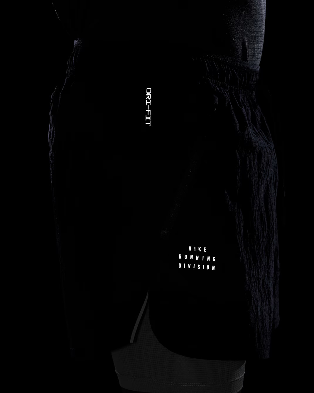 Шорти чоловічі Nike Stride Running Division 5 Dri-Fit Water-Repellent 2-In-1 Running Shorts Black FZ1135-010