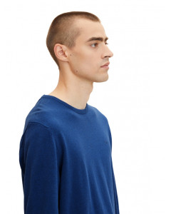 Кофта basic crew neck sweater 1027661-11284 Tom Tailor XXXL Синій 1027661-11284