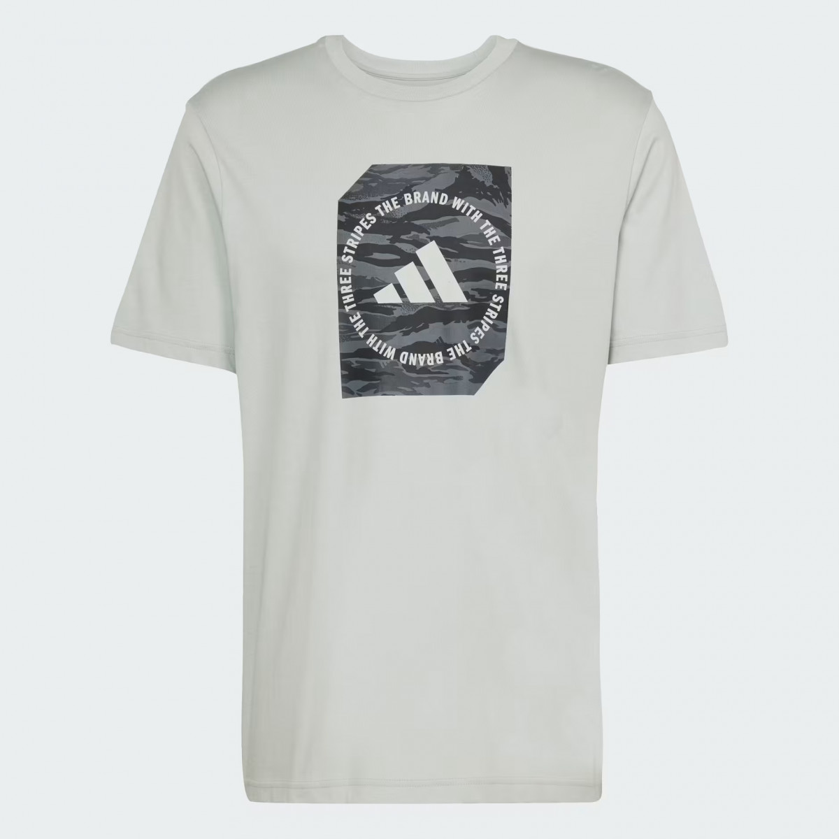 Футболка M C CAMO BOX T JI6762 Adidas 2XL Сірий JI6762