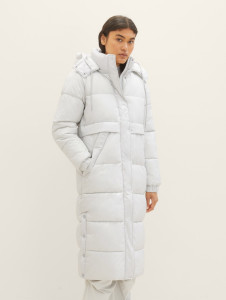 Куртка Puffer coat with a hood 1037596ХХ32253 Tom Tailor L Білий 1037596ХХ32253
