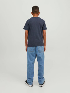 Футболка JORPALMA BRANDING TEE SS CREW NECK JNR 12235498-Navy Blazer Jack&Jones 12235498-NAVY BLAZER-PRIN