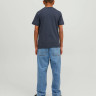 Футболка JORPALMA BRANDING TEE SS CREW NECK JNR 12235498-Navy Blazer Jack&Jones 12235498-NAVY BLAZER-PRIN