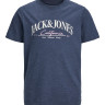 Футболка JORPALMA BRANDING TEE SS CREW NECK JNR 12235498-Navy Blazer Jack&Jones 12235498-NAVY BLAZER-PRIN