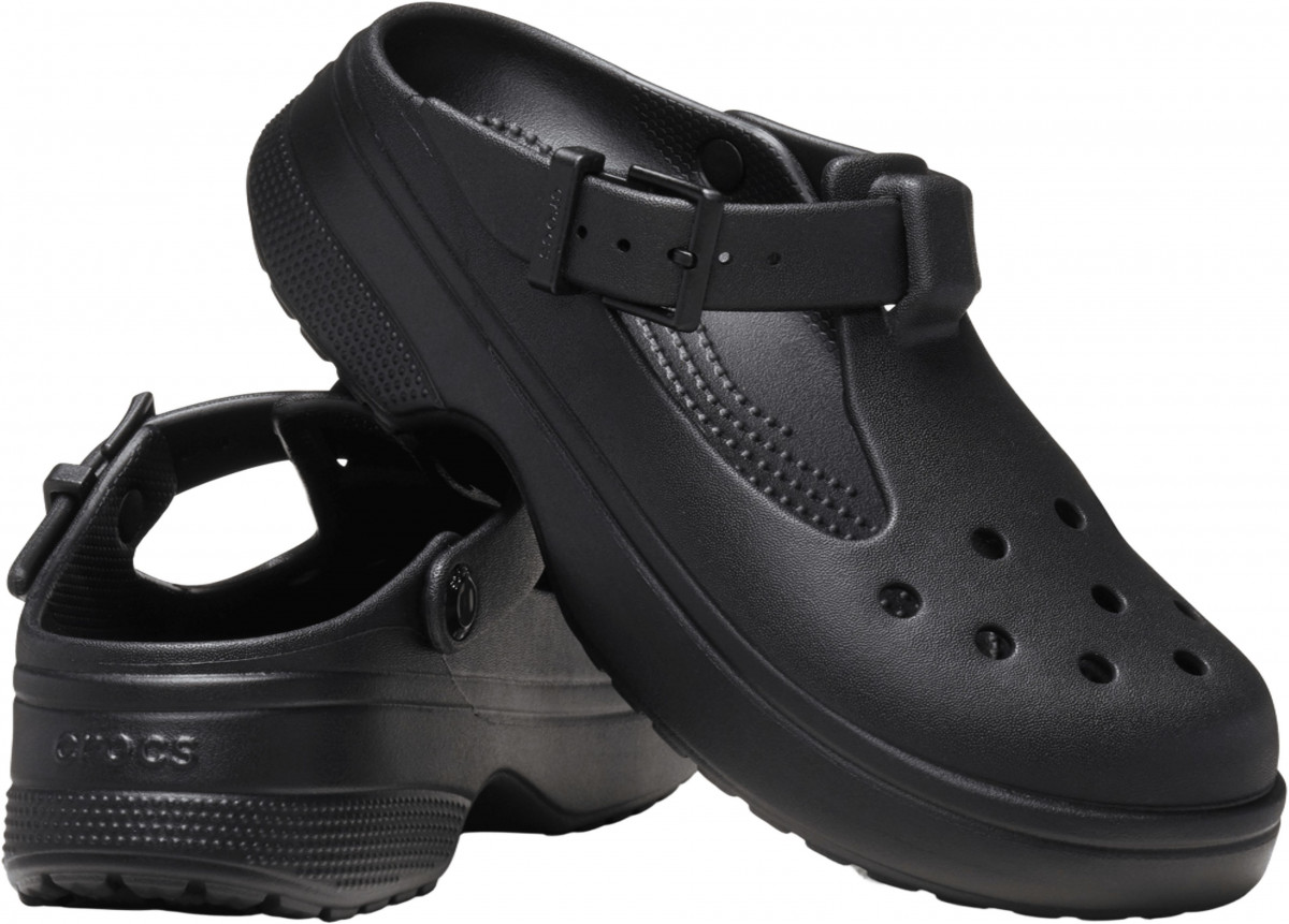Сабо UNI Classic Mary Jane Clog Taupe 210581-001-Black CROCS M4/W6 (36-37) Чорний 210581-001-BLACK