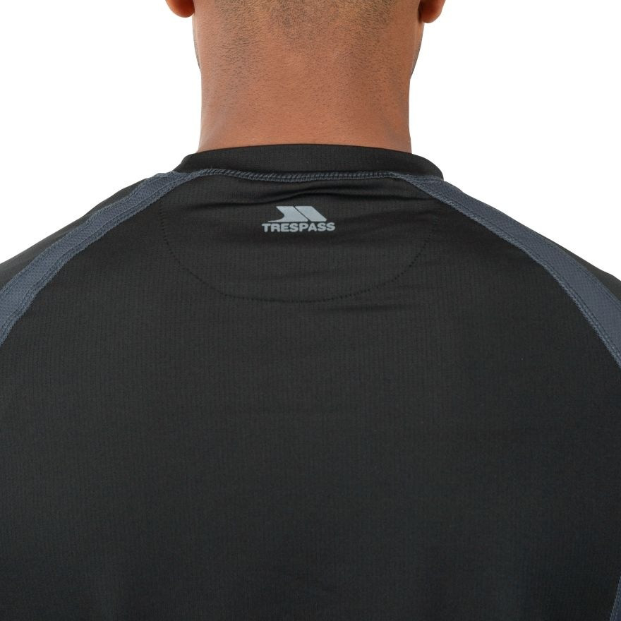 Термофутболка EXPLORE - MALE BASELAYER TOP TP75 MABLTPG20006-Black Trespass M Чорний MABLTPG20006-Black