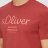 Футболка T-shirt à logo imprimé 2139909.35D1 s.Oliver L Червоний 2139909.35D1