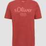 Футболка T-shirt à logo imprimé 2139909.35D1 s.Oliver L Червоний 2139909.35D1