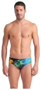 Плавки для чоловіків Arena VIBRANT SWIM BRIEFS чорний Чол 80 008940-550
