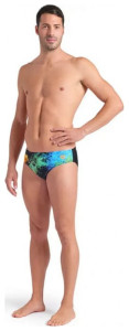 Плавки для чоловіків Arena VIBRANT SWIM BRIEFS чорний Чол 80 008940-550