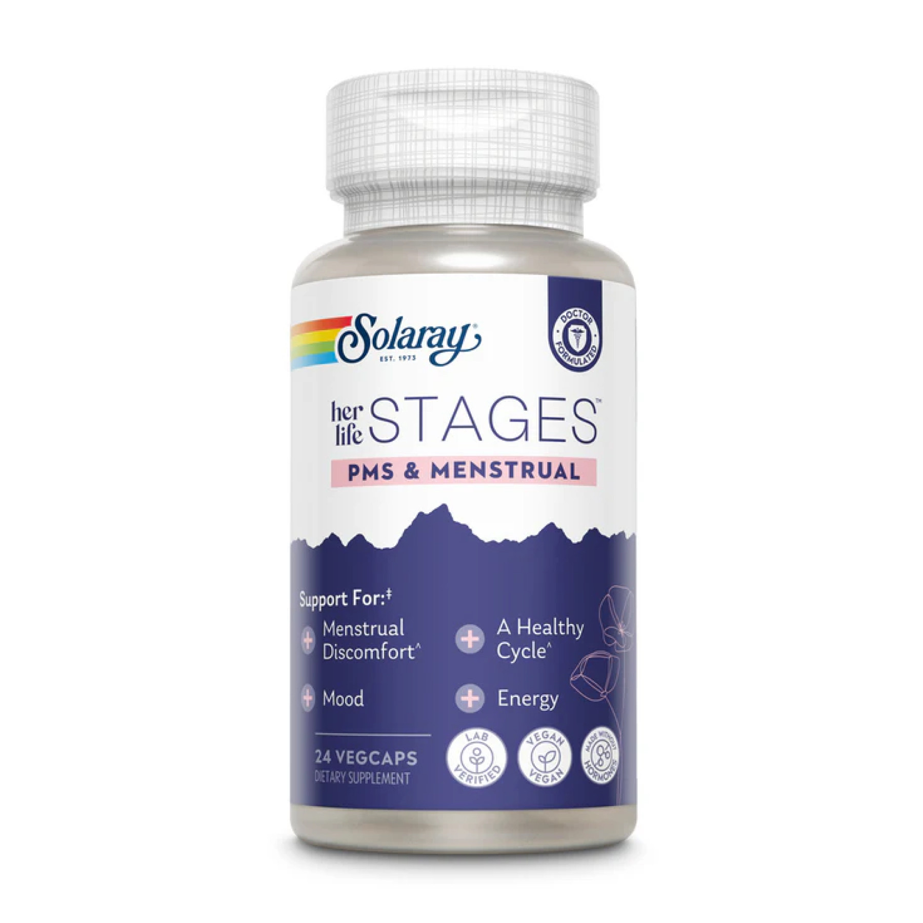 Капсули Solaray Womens Health Menstruation - 24 vcaps 2023-10-2423