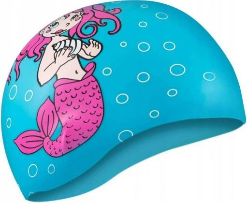 Шапочка для плавання Aqua Speed KIDDIE Mermaid 1784 блакитний Діт OSFM 142-MERMAID