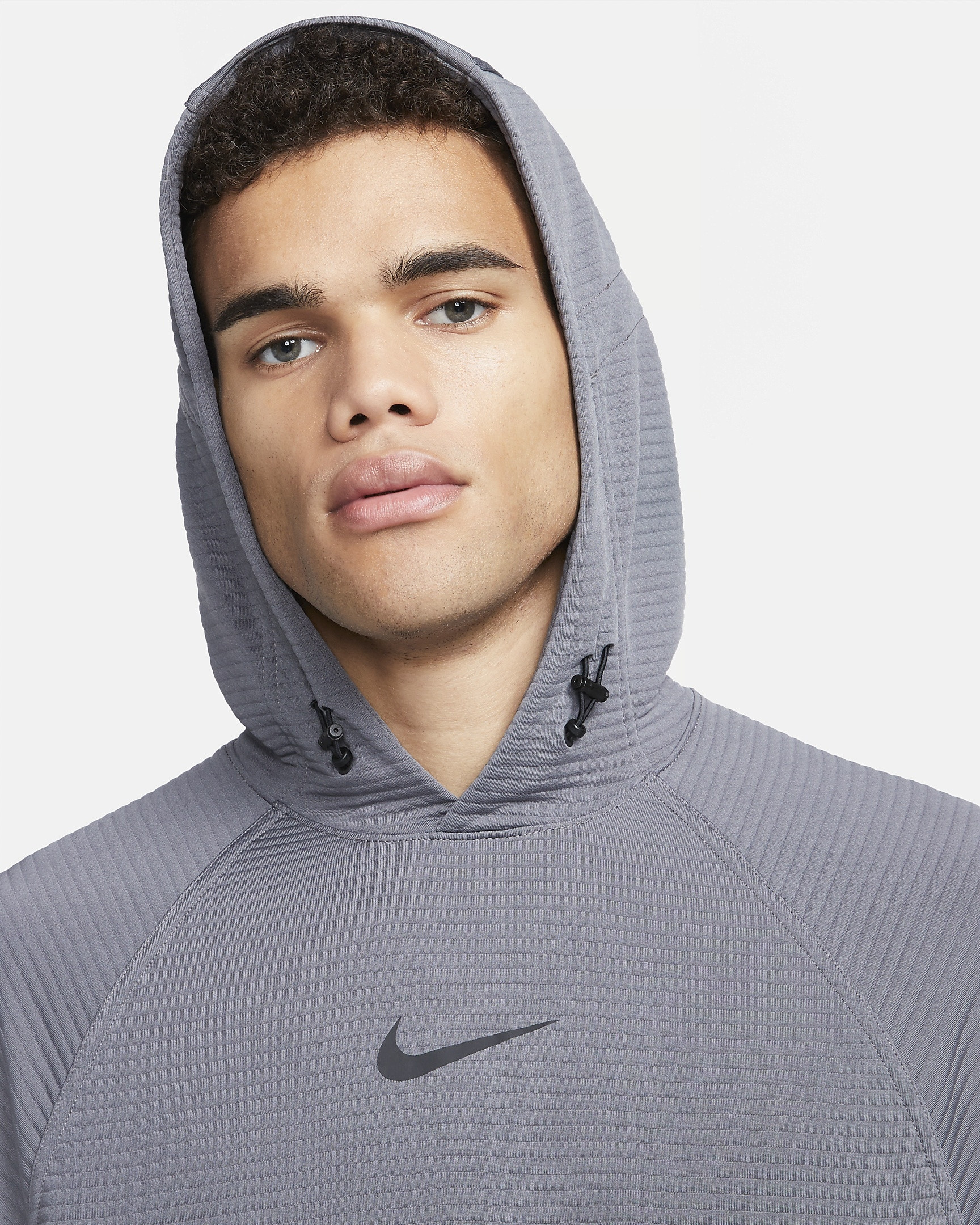 Костюм спортивний Nike Pro Dri-FIT Fleece Fitness Pullover Grey DV9821-068_DV9910-068