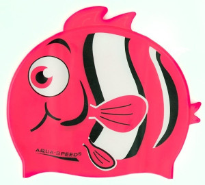 Шапочка для плавання Aqua Speed ZOO NEMO 5756 коралова рибка Діт OSFM 115-03-nemo