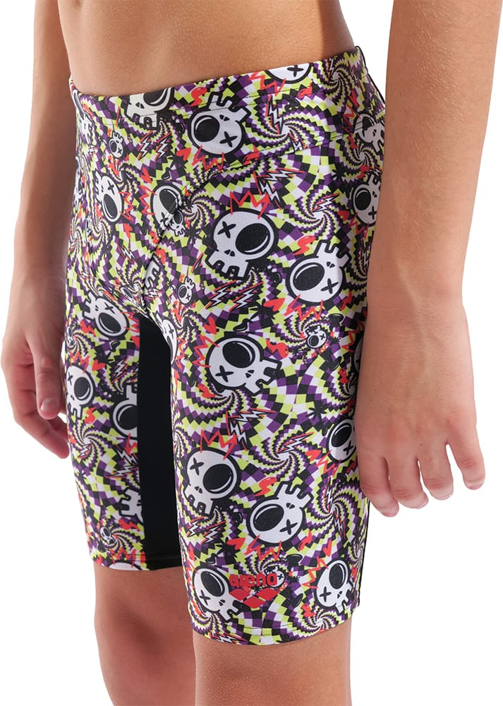 Шорти для плавання для хлопчиків Arena FUN SKULLS SWIM JAMMER чорний, мультиколор дитячий 128 см (01 010297-550