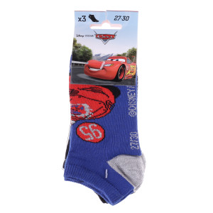 Шкарпетки CARS SOCKS 3P чорний, сірий, блакитний Діт 31-34 арт 83150679-1 83150679-1