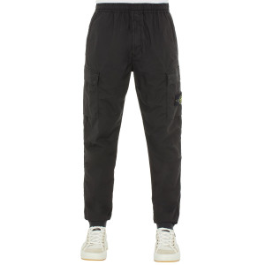 Штани Stone Island Stretch Cotton Tela Paracadute Cargo Straight Pants Black 801531303-A0029