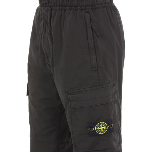 Штани Stone Island Stretch Cotton Tela Paracadute Cargo Straight Pants Black 801531303-A0029