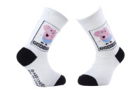 Шкарпетки PEPPA PIG GEORGE DANS CADRE білий Діт 19-22 арт 43849551-2 43849551-2