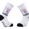 Шкарпетки PEPPA PIG GEORGE DANS CADRE білий Діт 19-22 арт 43849551-2 43849551-2