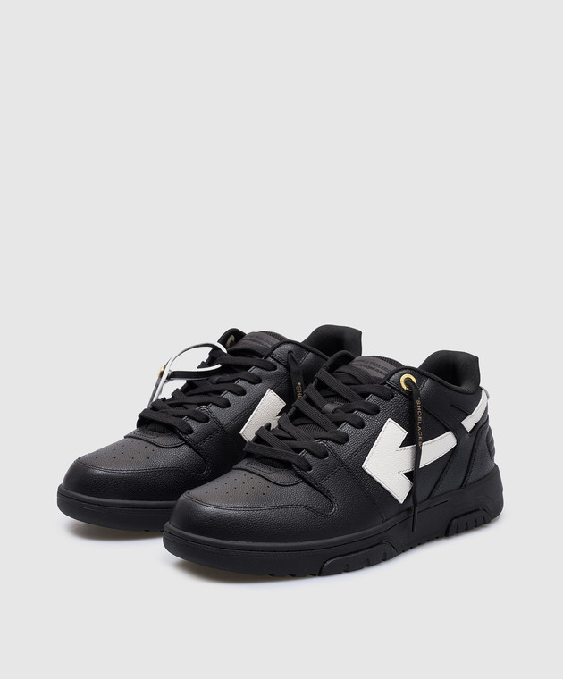 Кросівки Off-White Out of Office low-top grained leather trainers OMIA189F24LEA00D-2010