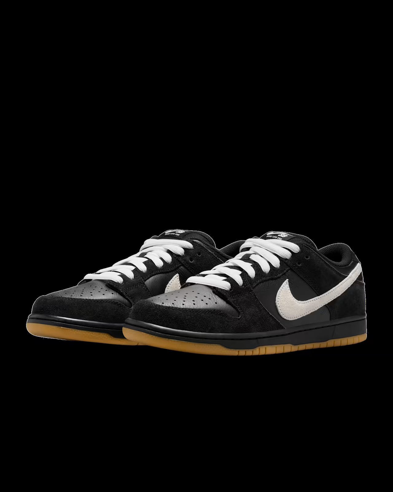 Кросівки Nike SB Dunk Low Pro Black Suede White HF3704-003