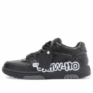 Кросівки Off-White Out Of Office OOO Low Tops "Off-White" Black White OMIA189S22LEA0041001