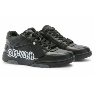 Кросівки Off-White Out Of Office OOO Low Tops "Off-White" Black White OMIA189S22LEA0041001