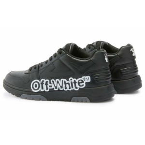 Кросівки Off-White Out Of Office OOO Low Tops "Off-White" Black White OMIA189S22LEA0041001