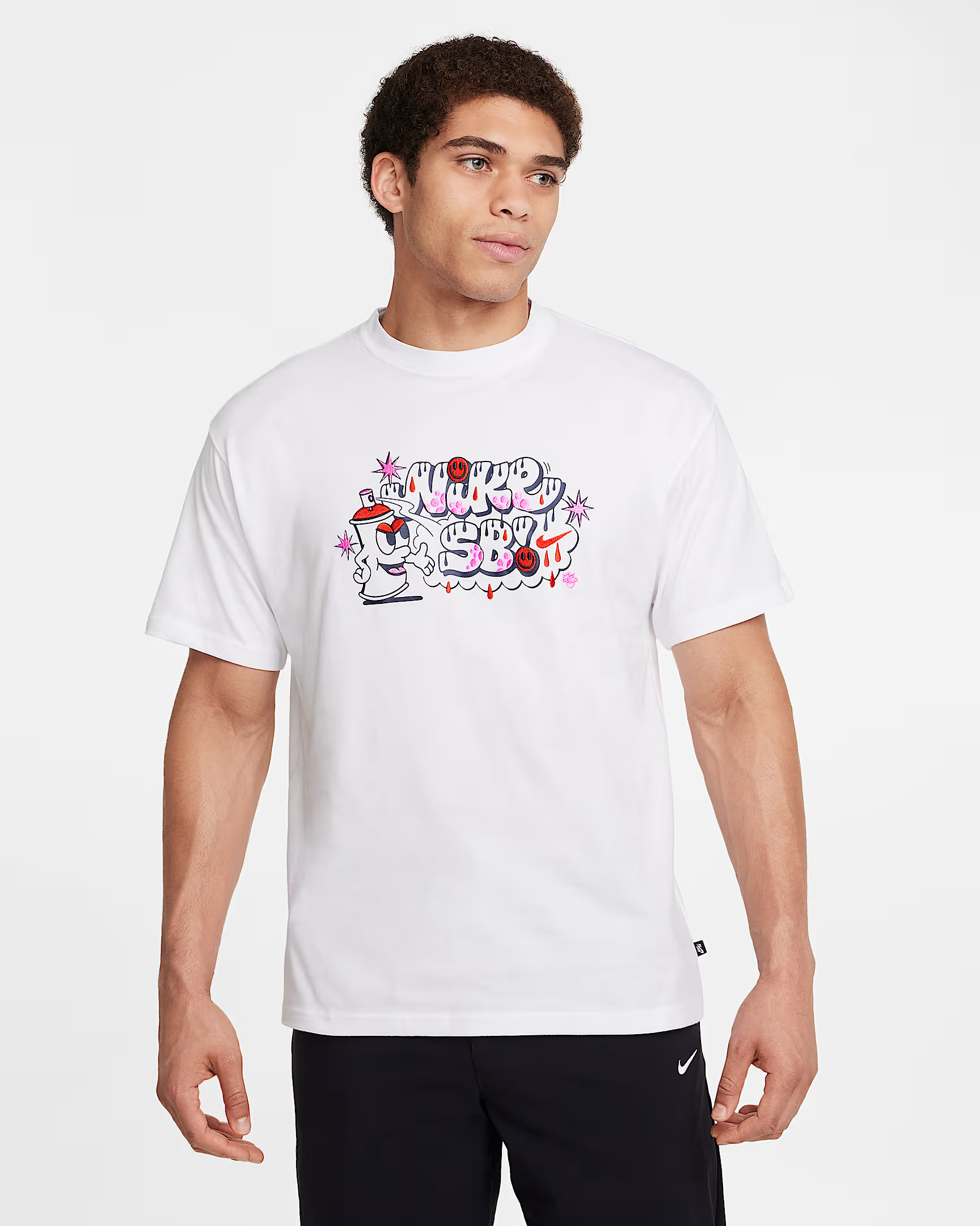 Футболка Nike Tee SB Grafitti White FZ6712-100