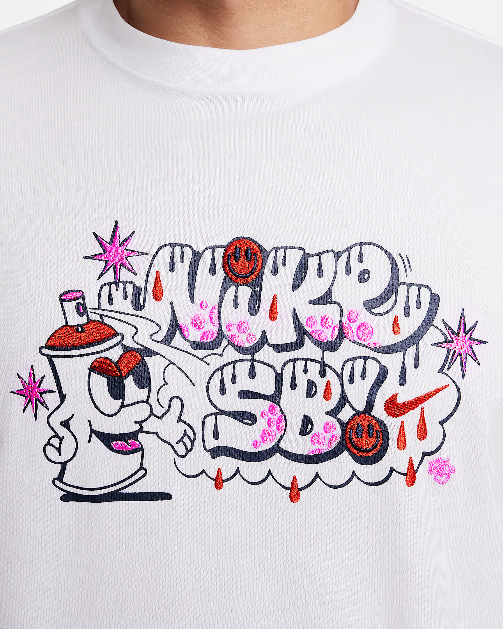 Футболка Nike Tee SB Grafitti White FZ6712-100