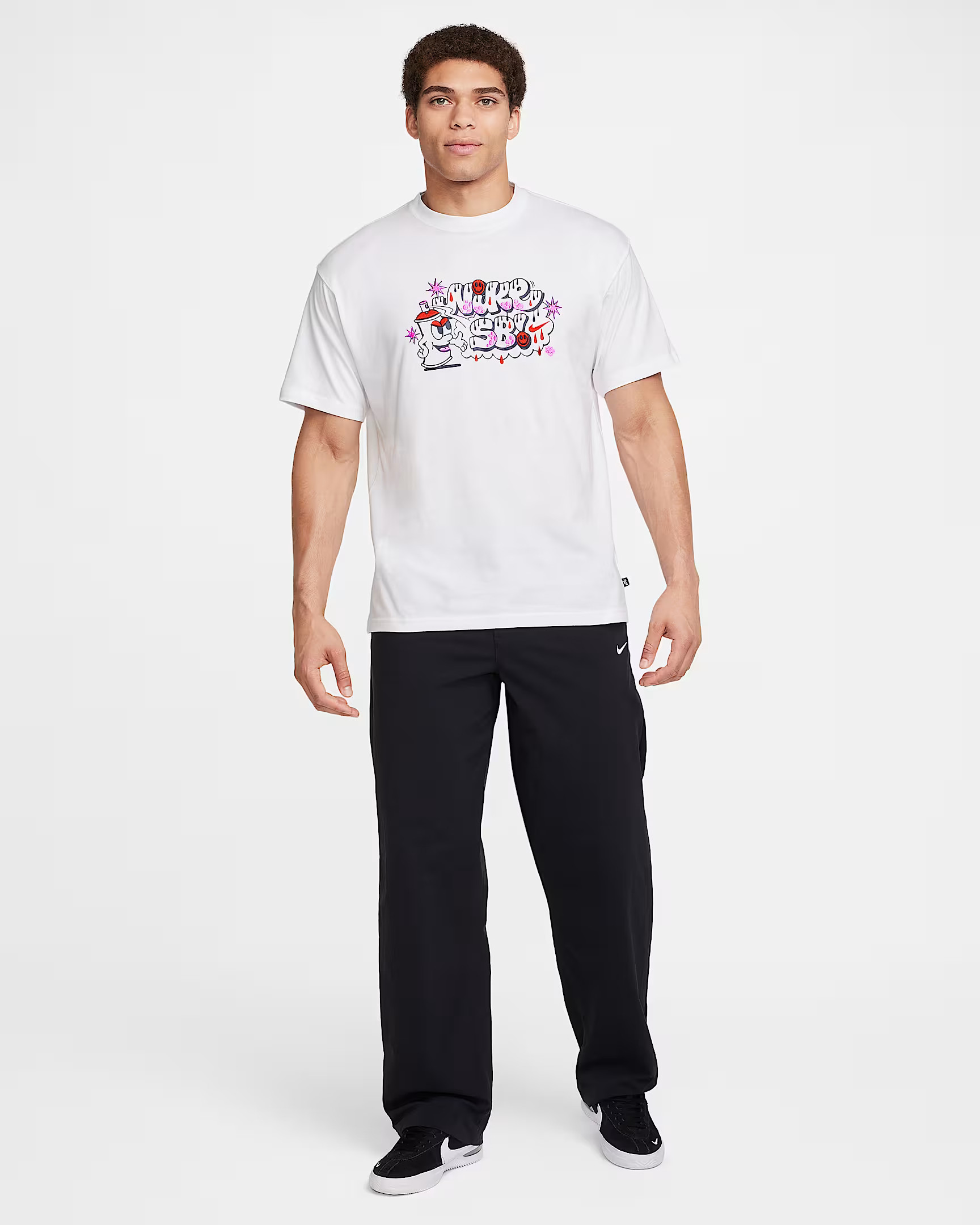 Футболка Nike Tee SB Grafitti White FZ6712-100