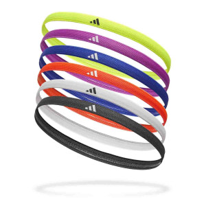 Пов'язка на голову Adidas HAIRBANDS 6PK кольорові (6 штук) ADAC-16180, Размер (Европа) - 1SIZE ADAC-16180