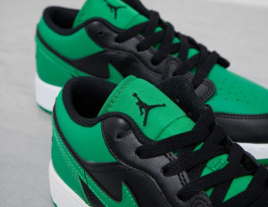 Кросівки Jordan 1 Low Lucky Green (GS) 553560-065