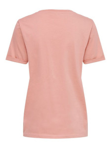 Футболка ONLKITA S/S LOGO TOP NOOS 15244714-Rosette-Print:GOLD GLITTER HEART ONLY L Розовий 15244714-ROSETTE-PRINT:GO